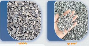 What is rubble? What equipment is needed to process rubble into crushed stone?</a>