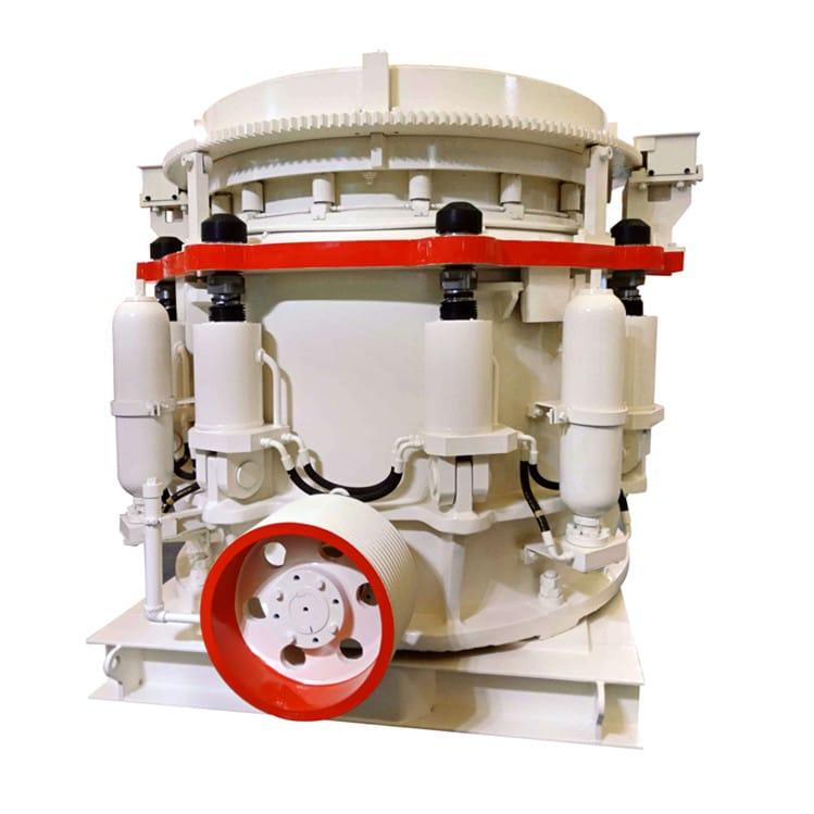 Hydraulic cone crusher for secondary hard rock crushing