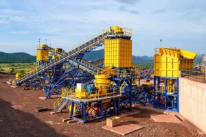 Jaw Crusher Application (4) Stationary jaw crusher for aggregate production line