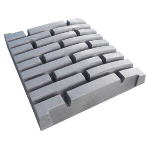 Jaw Crusher Spare Parts (2) High manganese steel jaw plate for jaw crusher