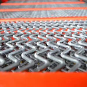 Poly Ripple Screen mesh (5) Custom self-cleaning screen mesh for aggregate and asphalt plants