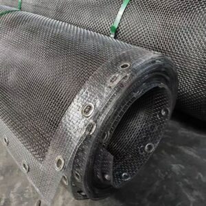 Rotex Replacement Screen (5) Custom bordered screen mesh for fertilizer powder classification.