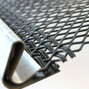 Self cleaning Screen Mesh (7) Anti-blinding Harp Screen Mesh for quarry aggregate processing