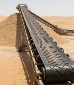 Conveyor Belt (13) Chevron conveyor belt for inclined sand gravel and crushed stone conveying