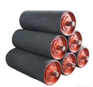 Conveyor Roller (7) Self aligning conveyor idlers for correcting belt mistracking in mining operations