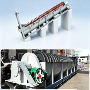 Heavy duty spiral classifier for gold ore beneficiation plant Heavy duty spiral classifier for gold ore beneficiation plant