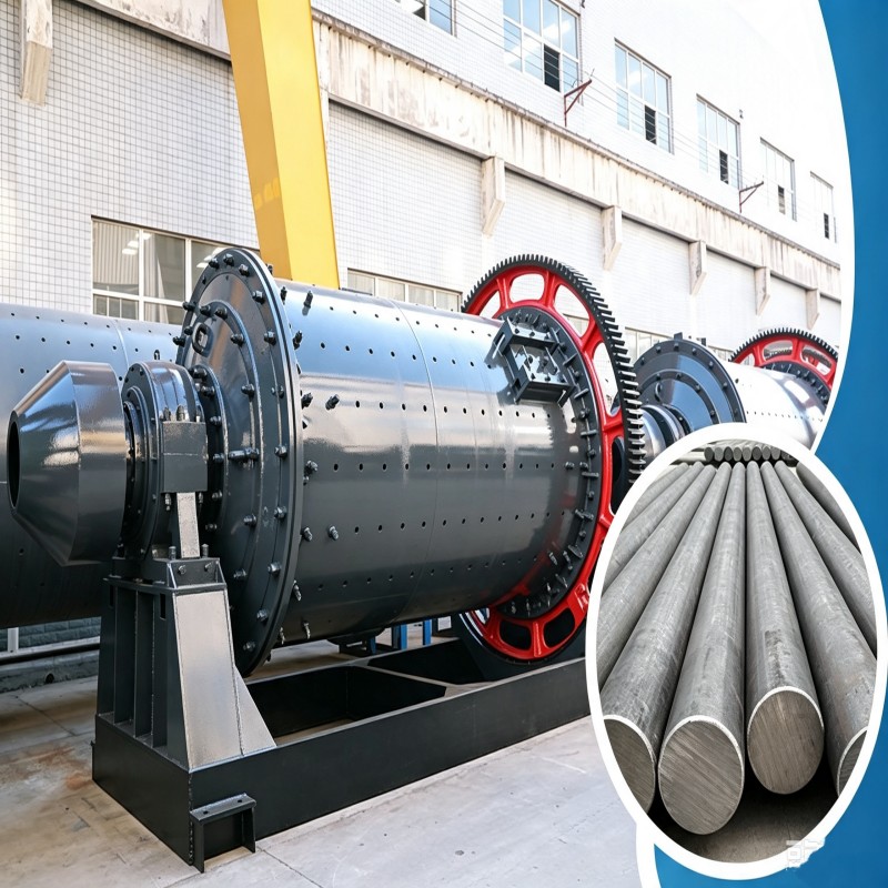 Industrial Grinding Rod Mill for iron ore beneficiation application