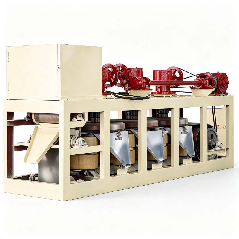 Industrial dry magnetic separator without water processing technology