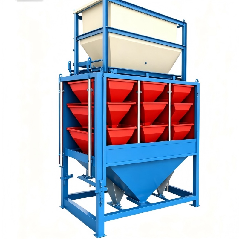 Industrial electrostatic separator for plastic recycling plant(1)